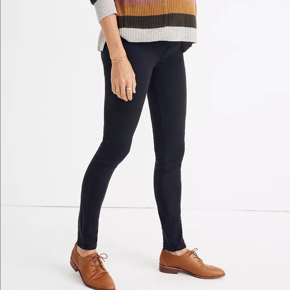 NWOT MADEWELL Maternity Over-the-Belly Skinny Jeans in Lunar Wash Size 28